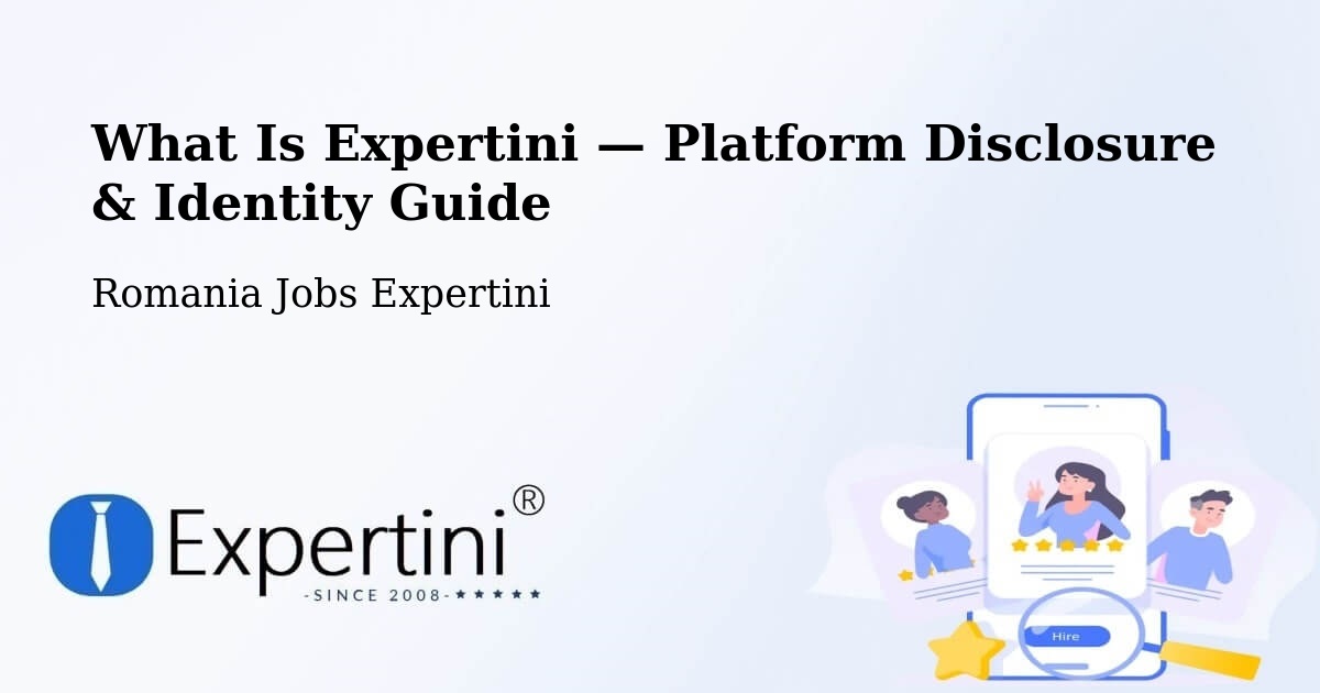 What Is Expertini — Platform Disclosure & Identity Guide – Crişan